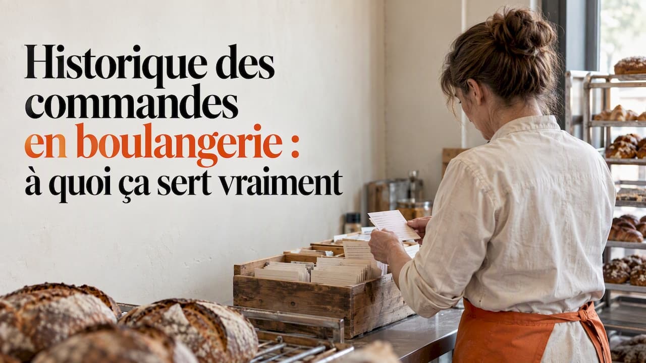 Historique des commandes en boulangerie : retrouver les modifications